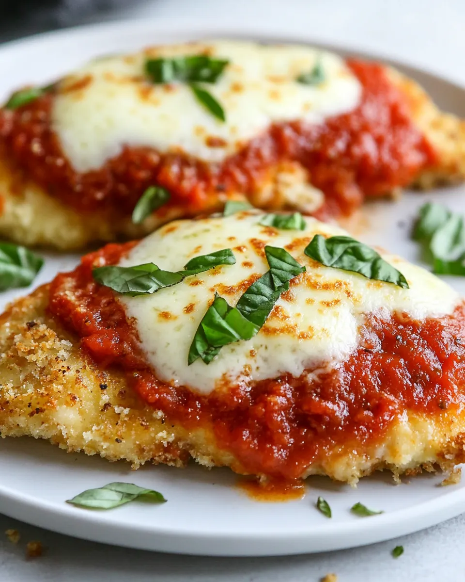 delicious The Best Chicken Parmesan shot