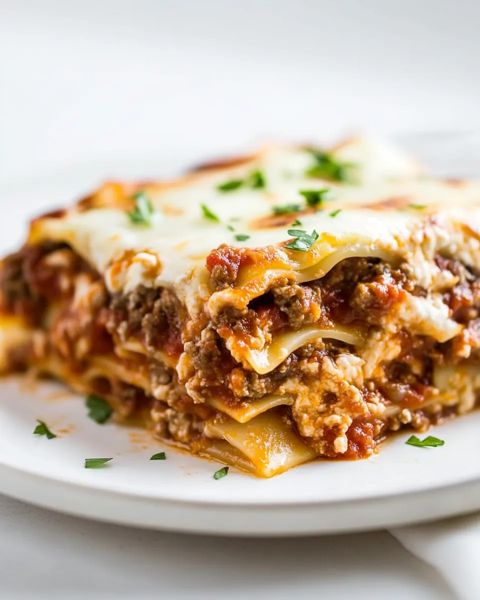 Delicious The Best Lasagna Recipe shot