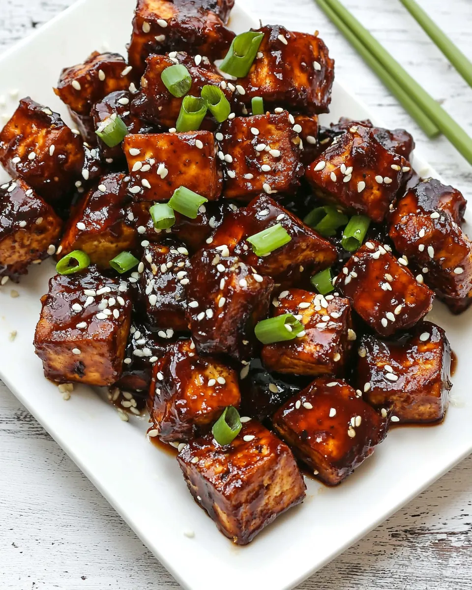 homemade The Best Marinated Tofu (Sticky, Crispy, Juicy) photo