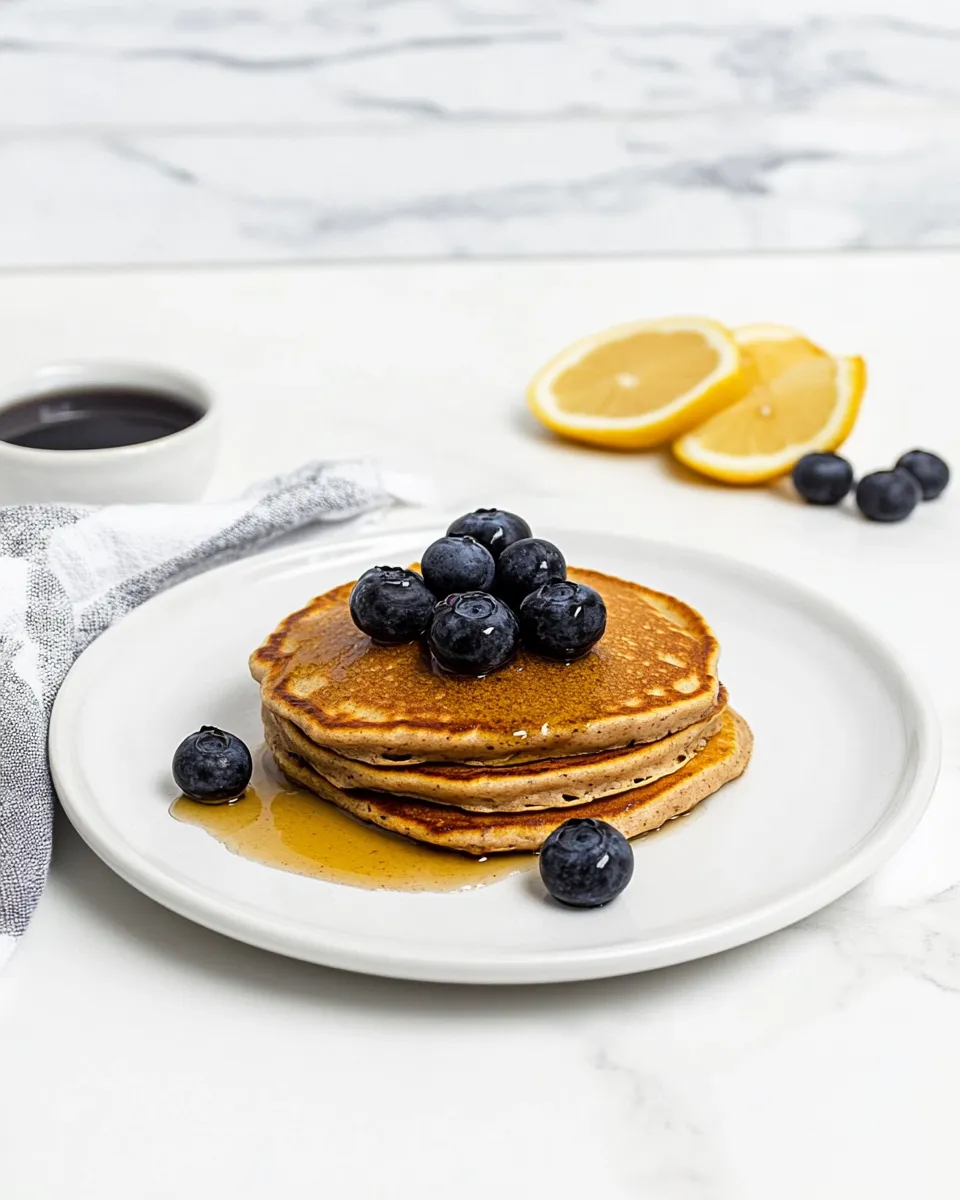 Delicious The Best Protein Pancakes plate image