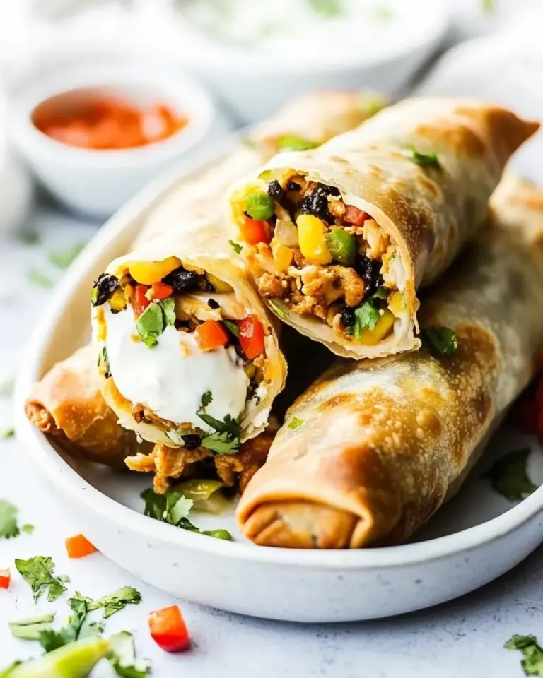 Homemade The Best Southwest Chicken Egg Rolls photo