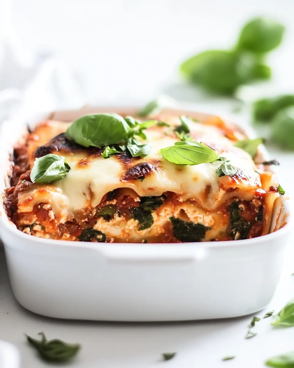 delicious The Best Vegetarian Lasagna dish photo
