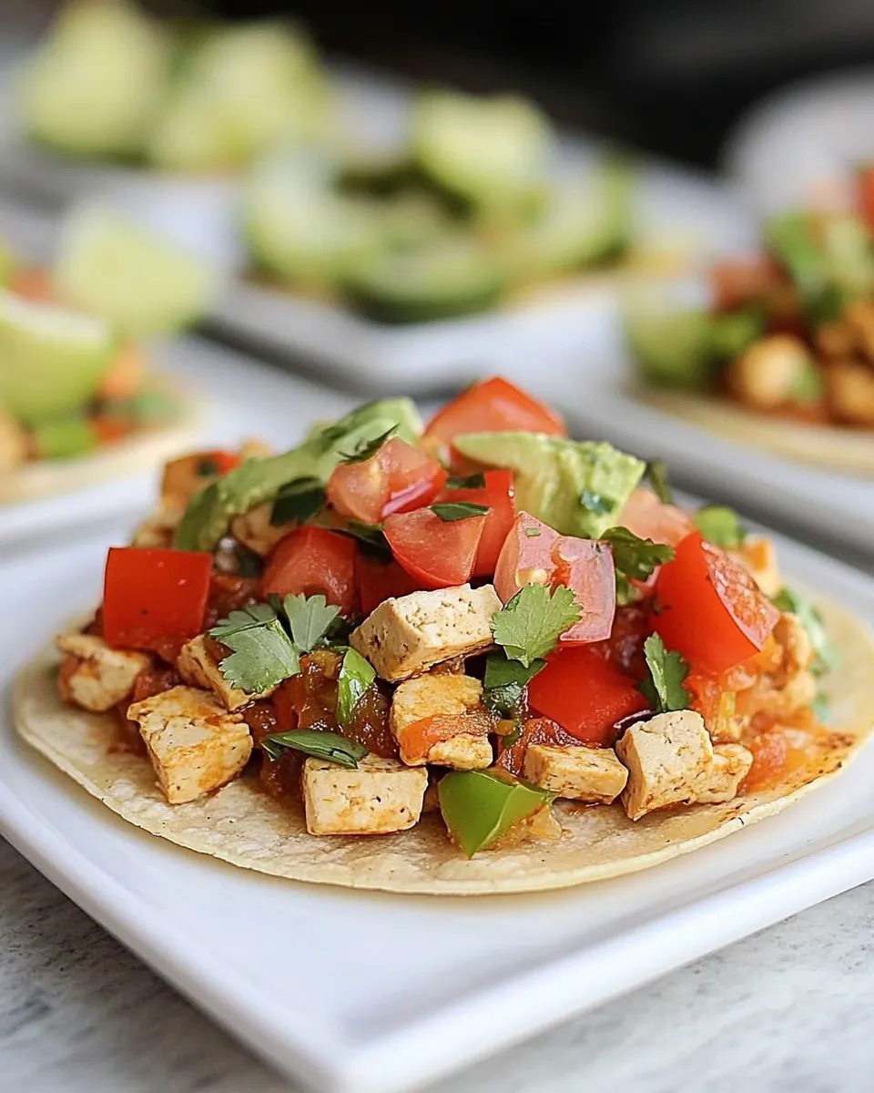 Classic Tofu Tostadas image