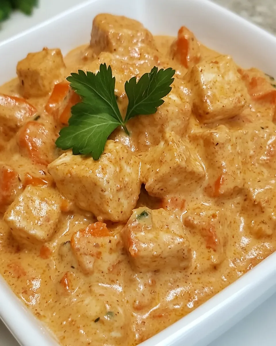 Easy Tofu in Indian Sauce recipe image