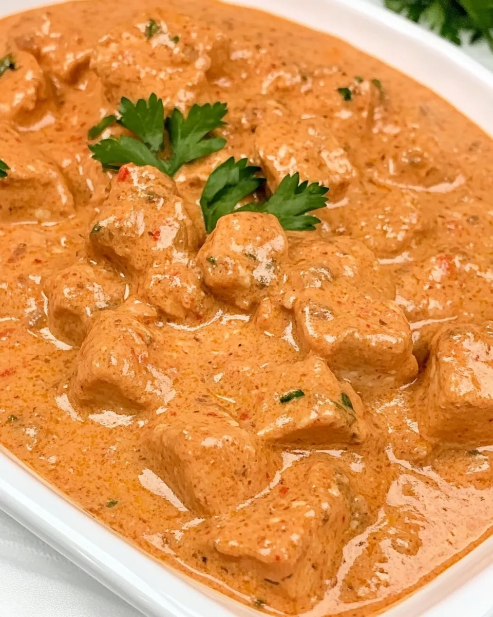 Delicious Tofu in Indian Sauce dish photo