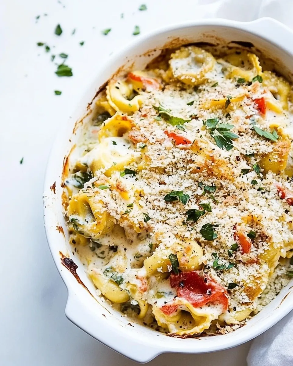 Homemade Tortellini Casserole photo