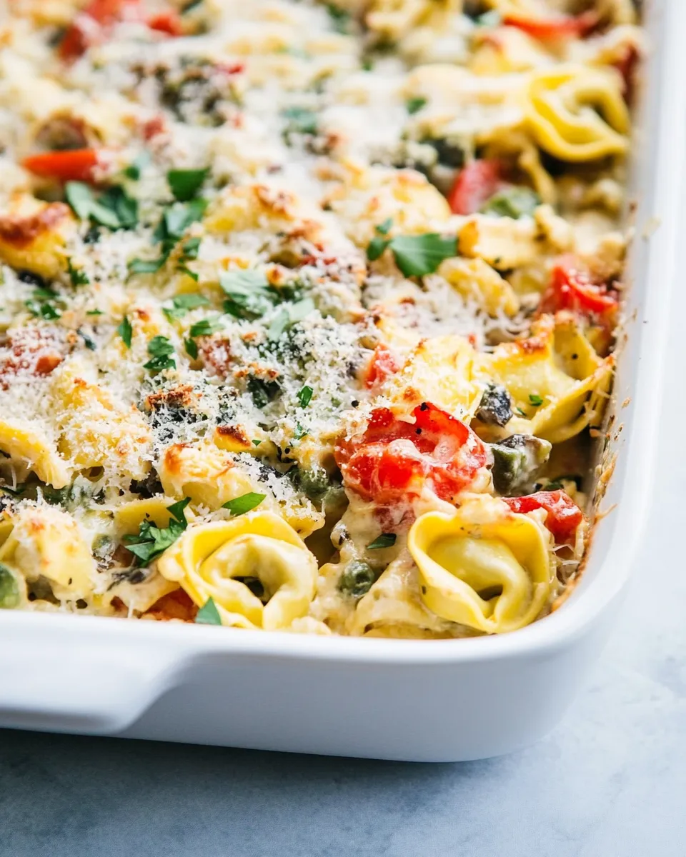 Easy Tortellini Casserole recipe photo