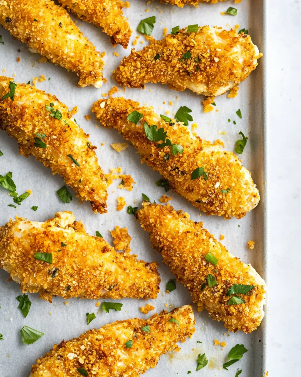 Easy Tortilla Encrusted Chicken Tenders recipe photo