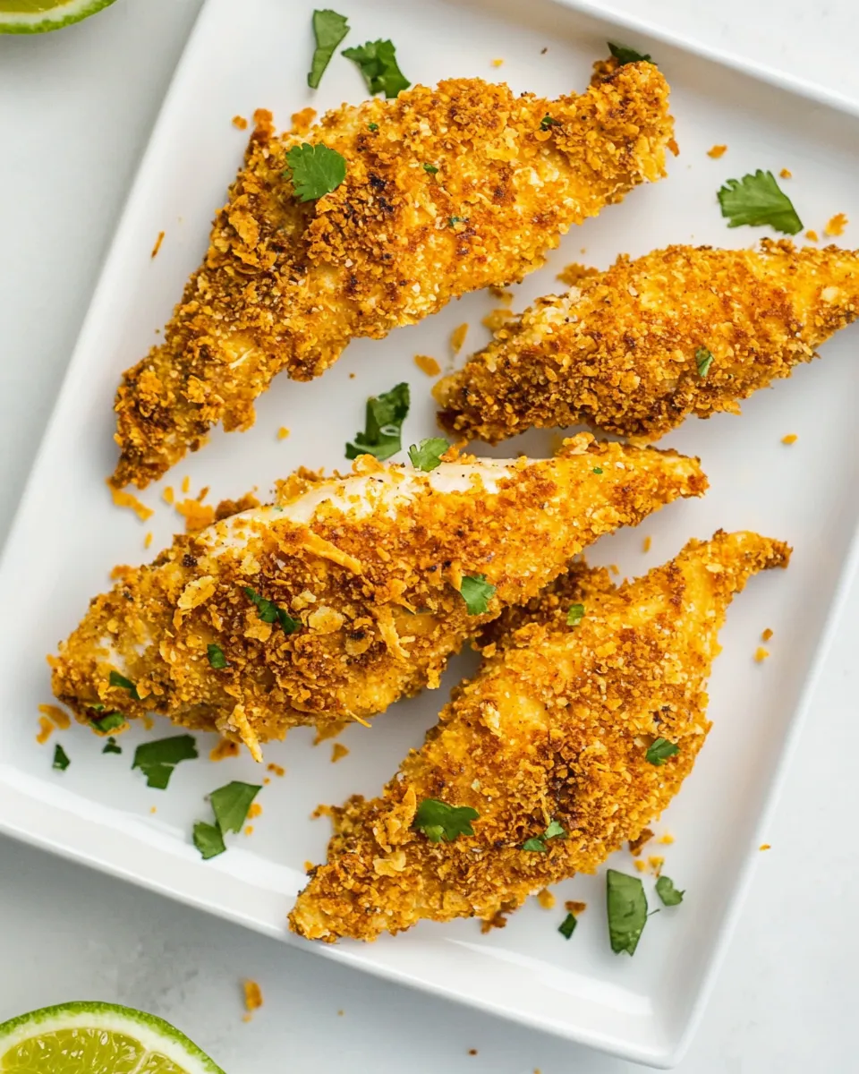 Delicious Tortilla Encrusted Chicken Tenders dish photo