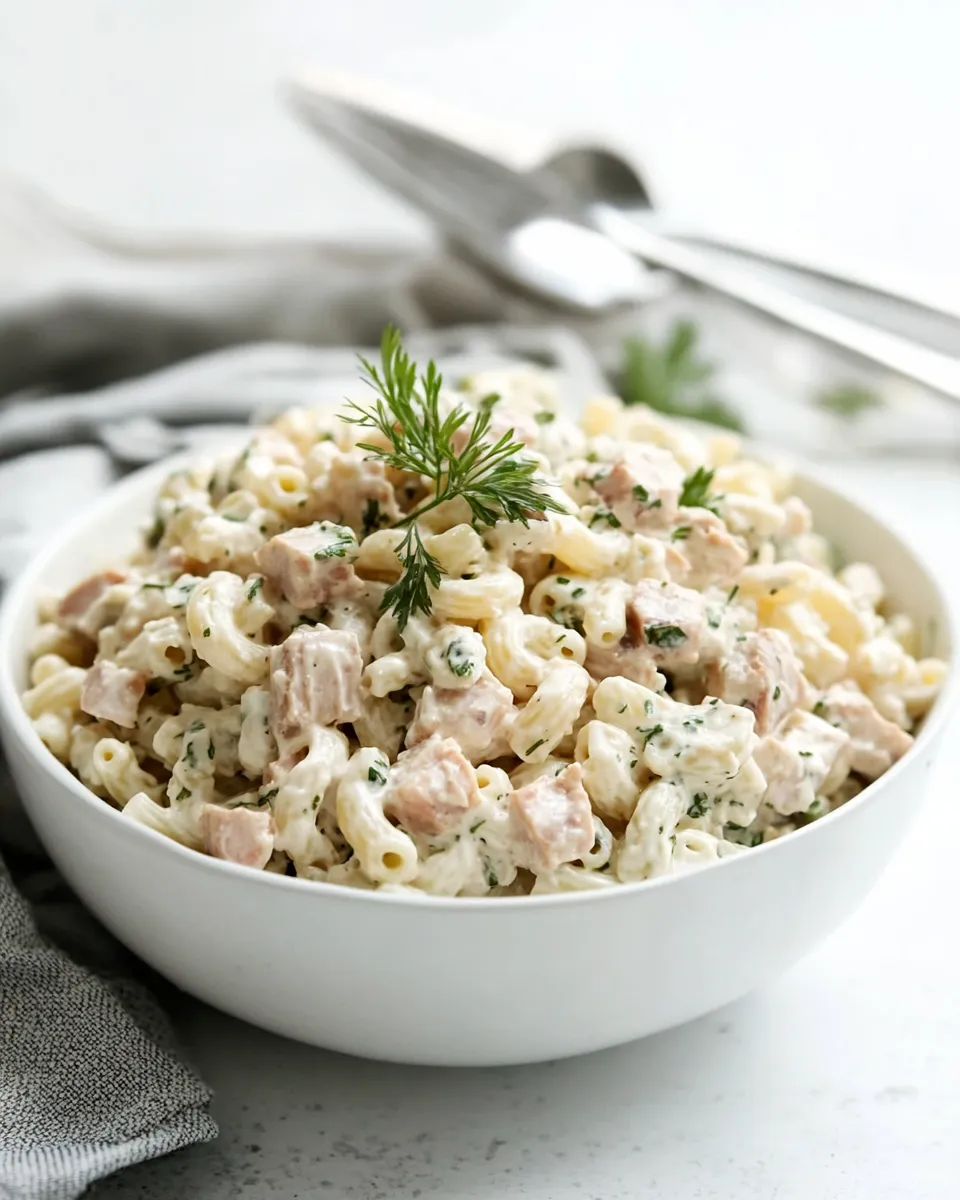 Homemade Tuna Macaroni Salad Recipe photo