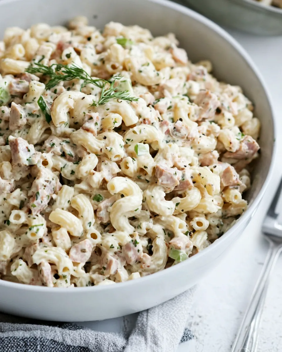 Classic Tuna Macaroni Salad Recipe image