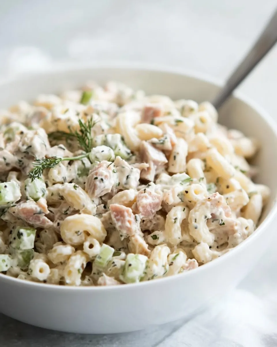 Delicious Tuna Macaroni Salad Recipe dish photo