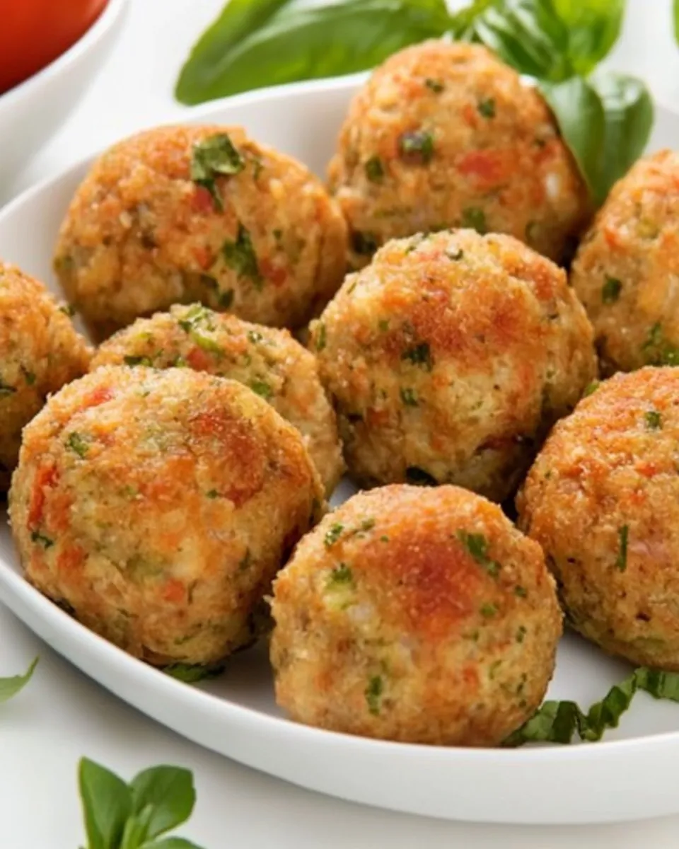 Easy Tuna Meatballs plate image
