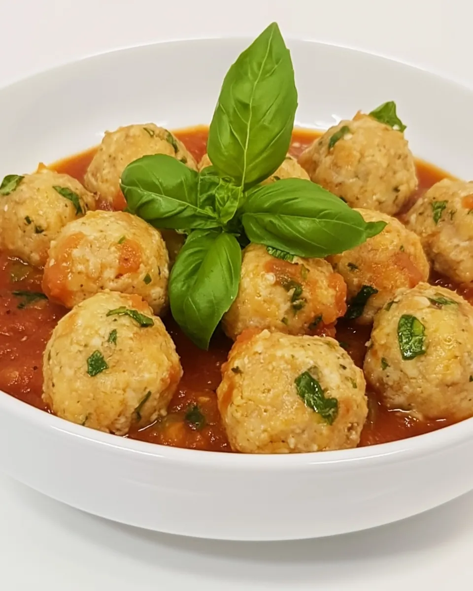 Delicious Tuna Meatballs food shot