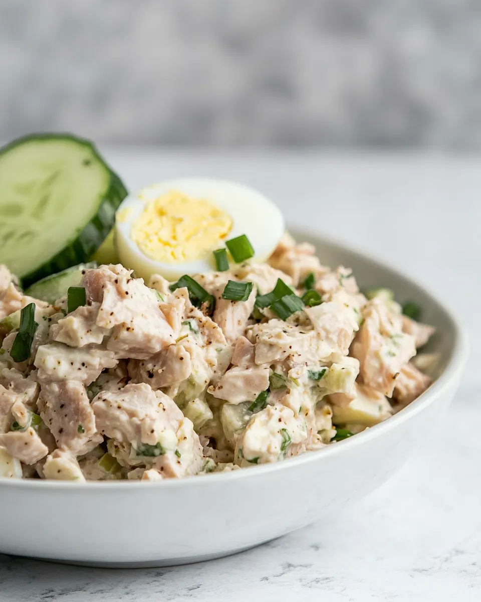 Homemade Tuna Salad Recipe with Egg photo