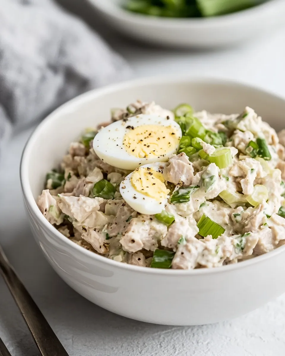 Easy Tuna Salad Recipe with Egg recipe photo