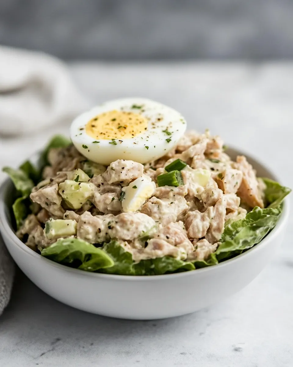 Delicious Tuna Salad Recipe with Egg dish photo