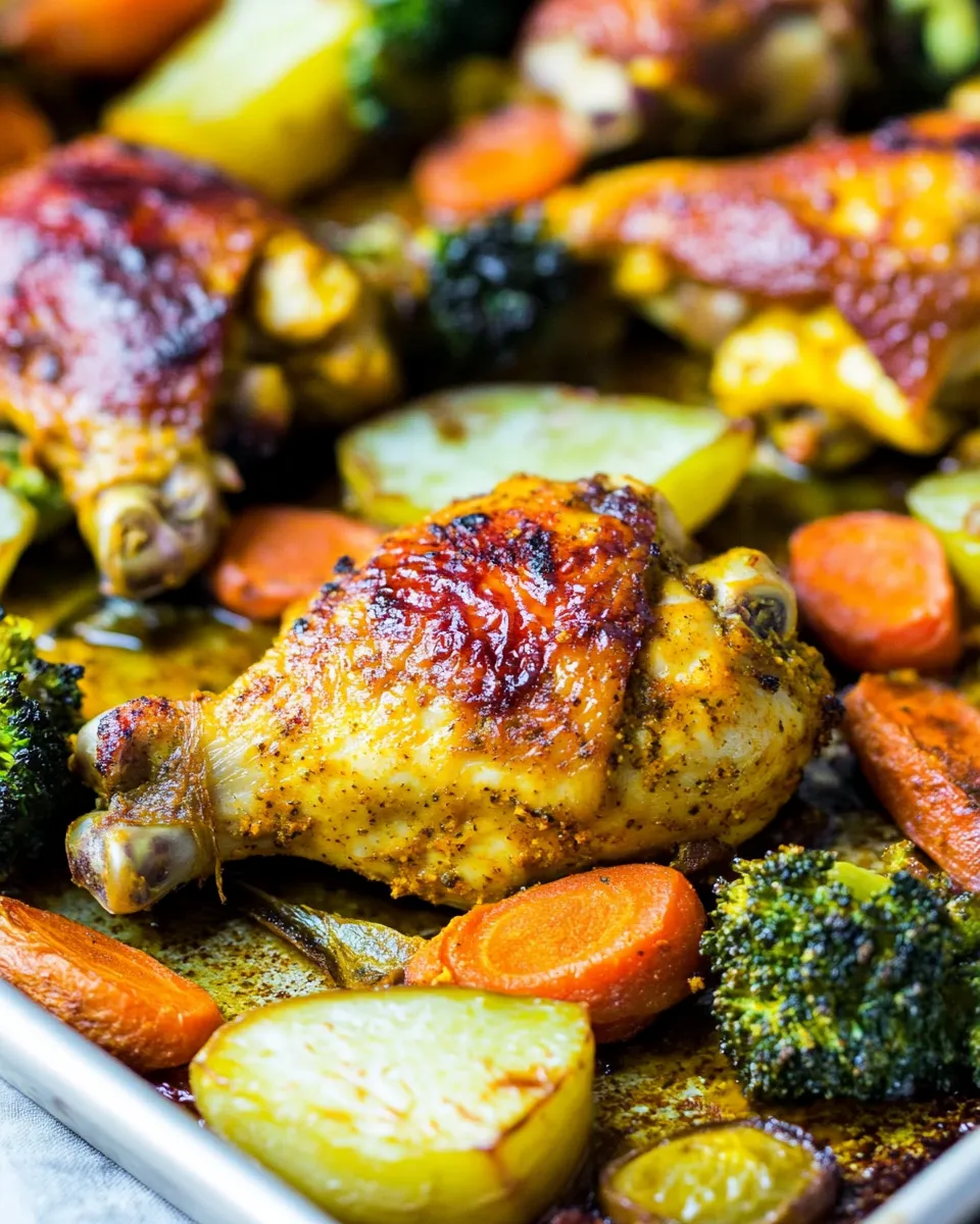 Classic Turmeric Chicken Sheet Pan Dinner image