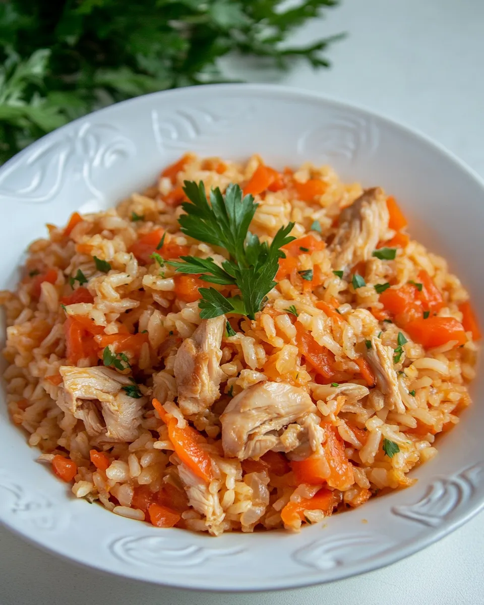 Homemade Ukrainian Chicken Plov (Rice Pilaf) photo