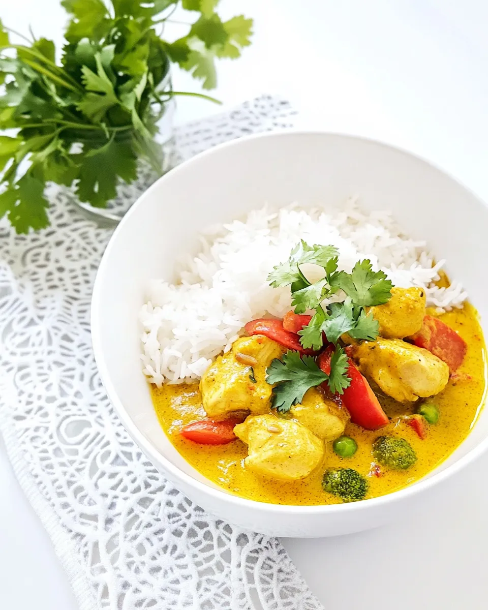 easy Vadouvan Chicken Curry with Smoked Basmati Rice recipe photo