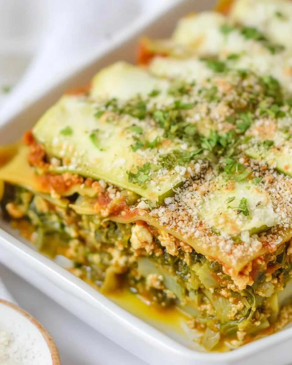 Delicious Vegan Cabbage Lasagna dish photo