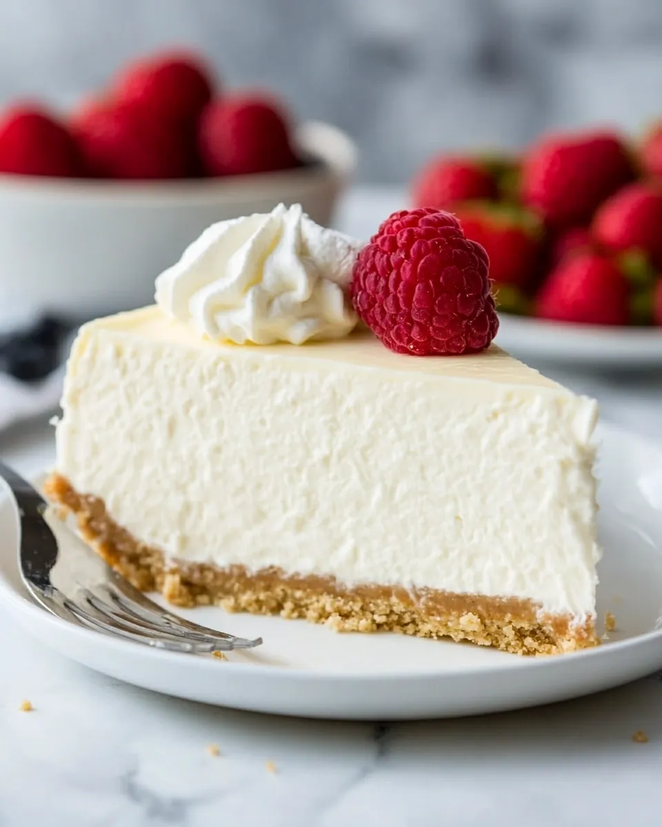 Classic Vegan Cheesecake (No tofu or cashews!) image