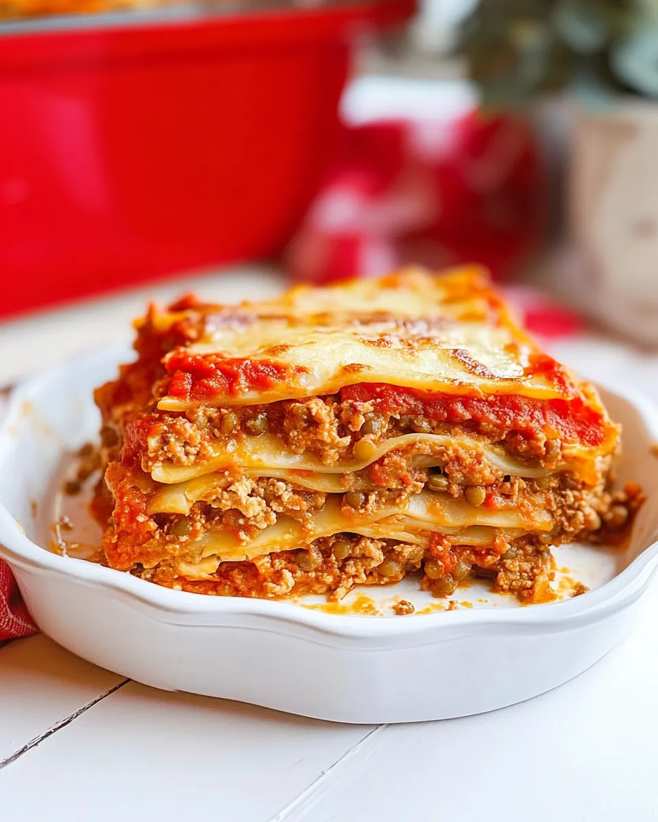 Delicious Vegan Lentil Lasagna dish photo
