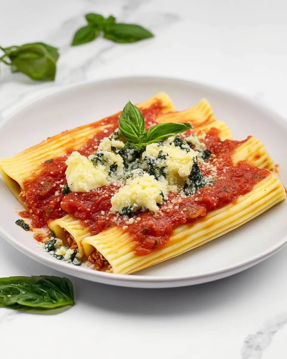 Classic Vegan Manicotti recipe photo