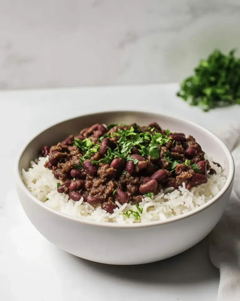 Homemade Vegan Red Beans And Rice photo