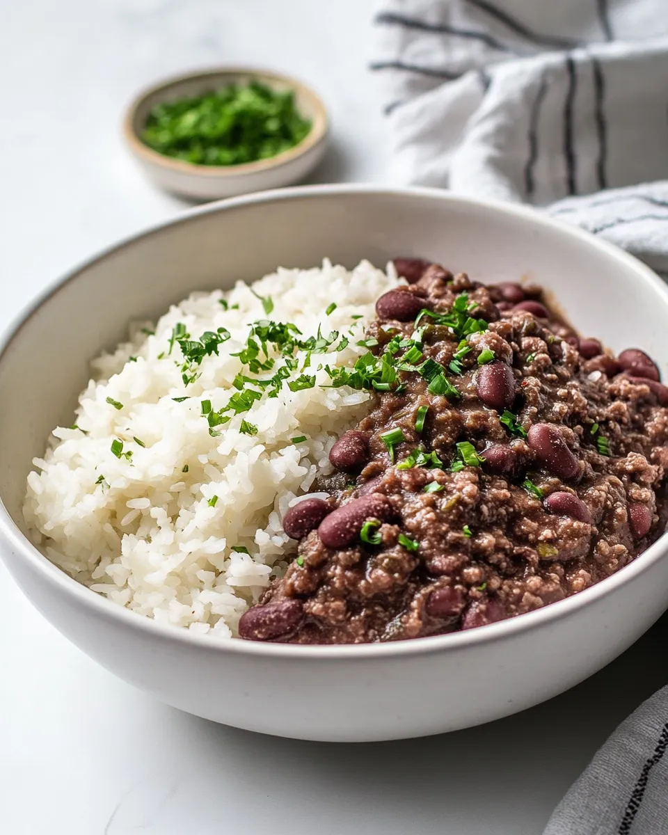 Classic Vegan Red Beans And Rice image