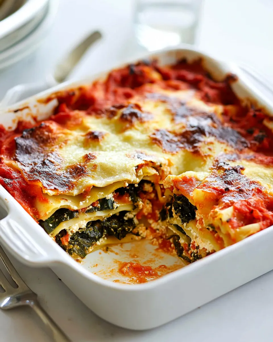 Homemade Vegetable Lasagna Recipe photo