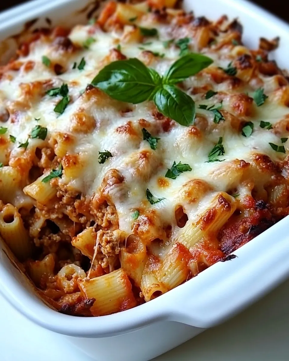 Homemade Vegetarian Baked Ziti photo