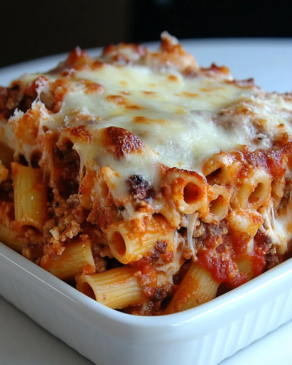 Classic Vegetarian Baked Ziti image