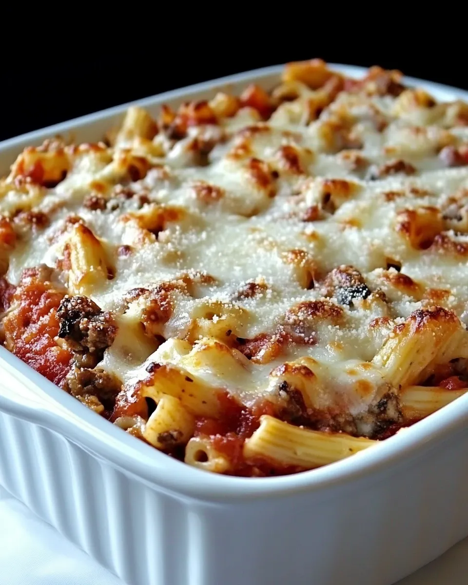 Delicious Vegetarian Baked Ziti dish photo