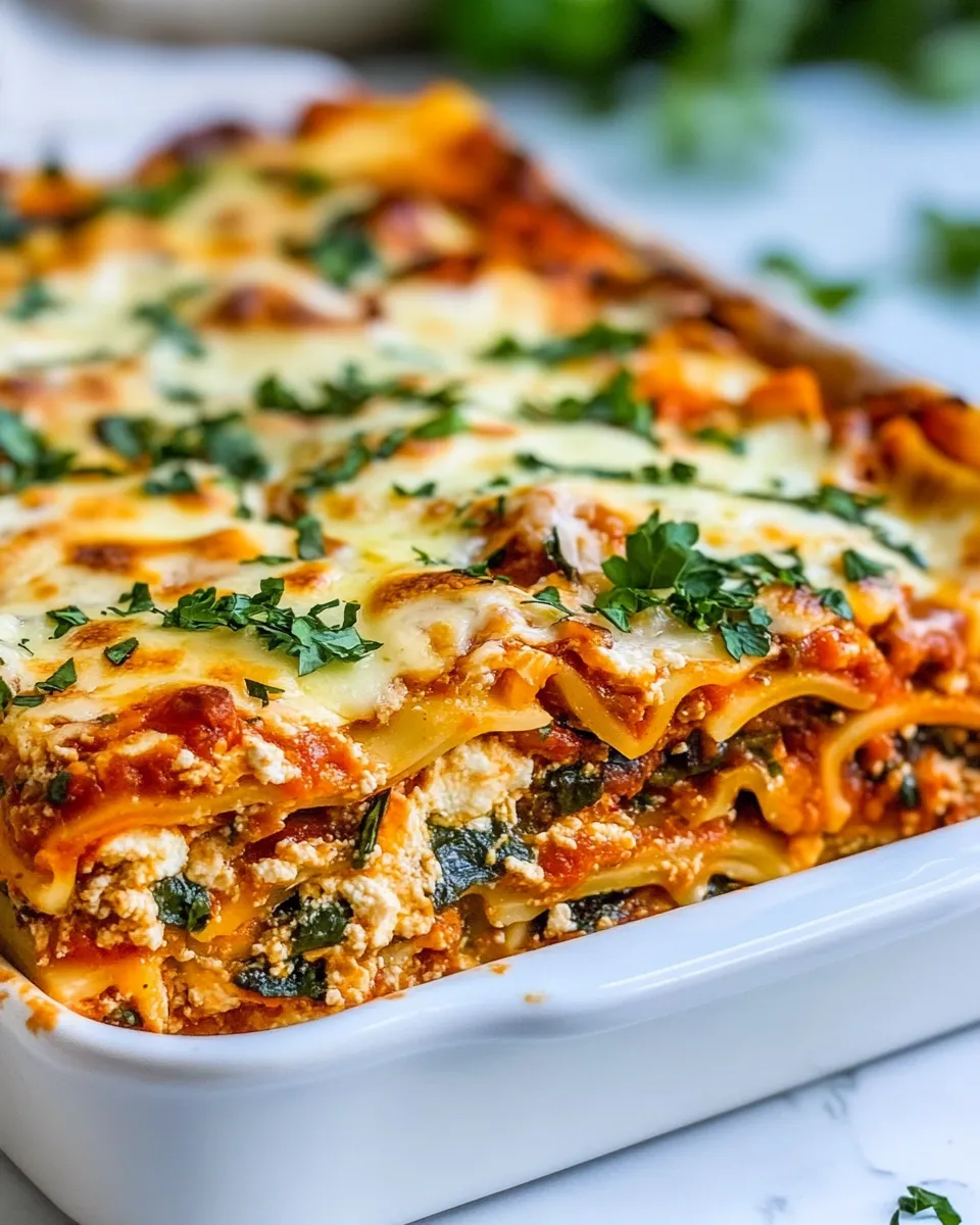 Easy Vegetarian Lasagna recipe photo