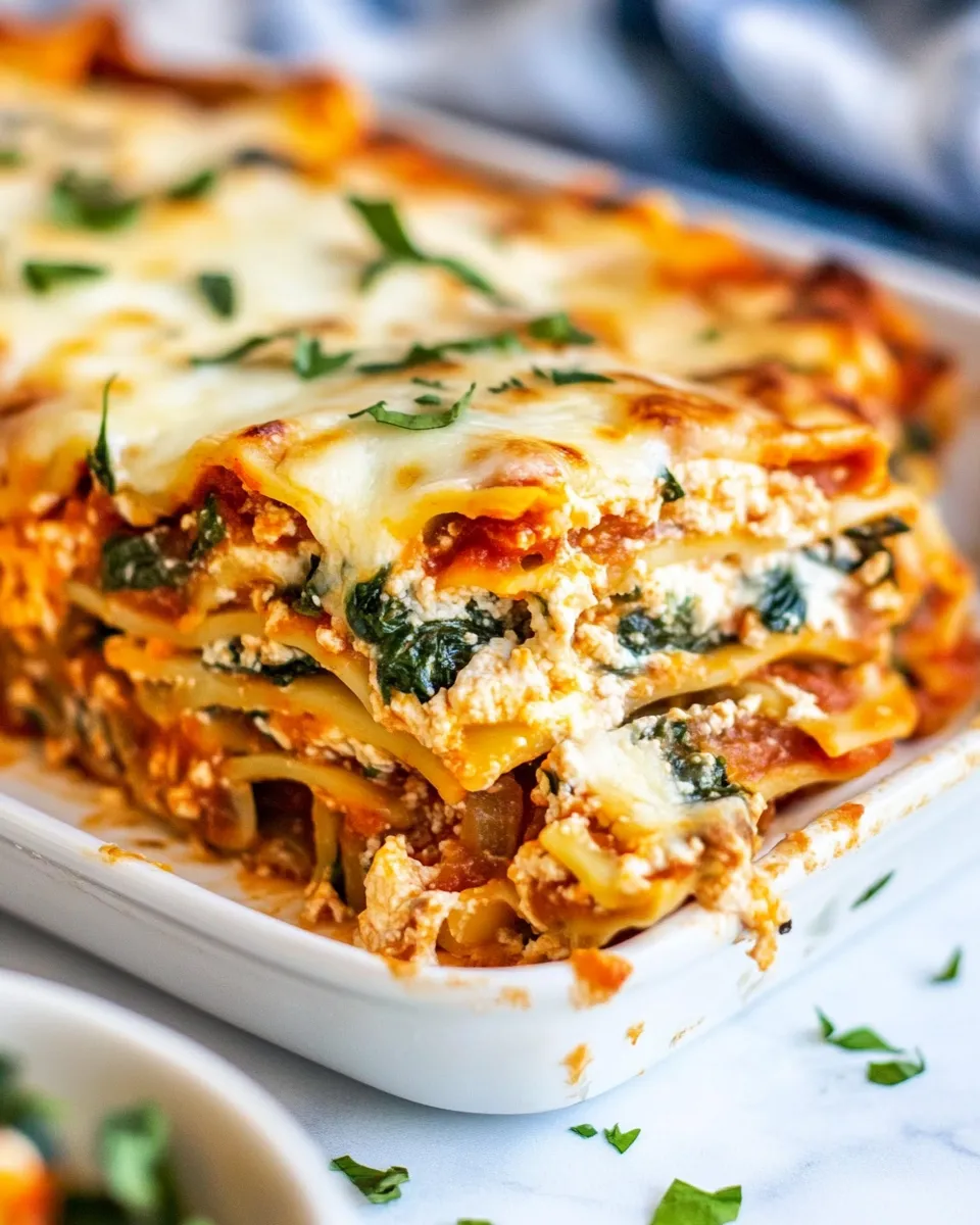 Delicious Vegetarian Lasagna dish photo