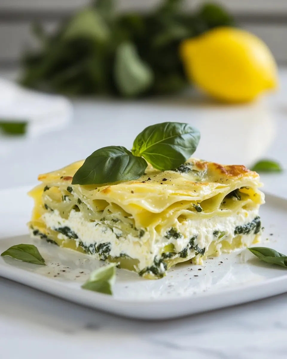 Homemade Vegetarian Lasagna with No-Cook White Sauce photo