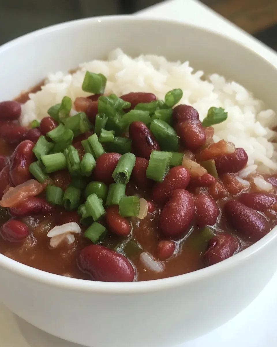 Homemade Vegetarian Red Beans & Rice photo