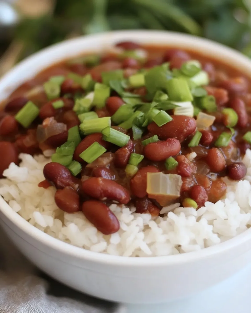 Classic Vegetarian Red Beans & Rice image