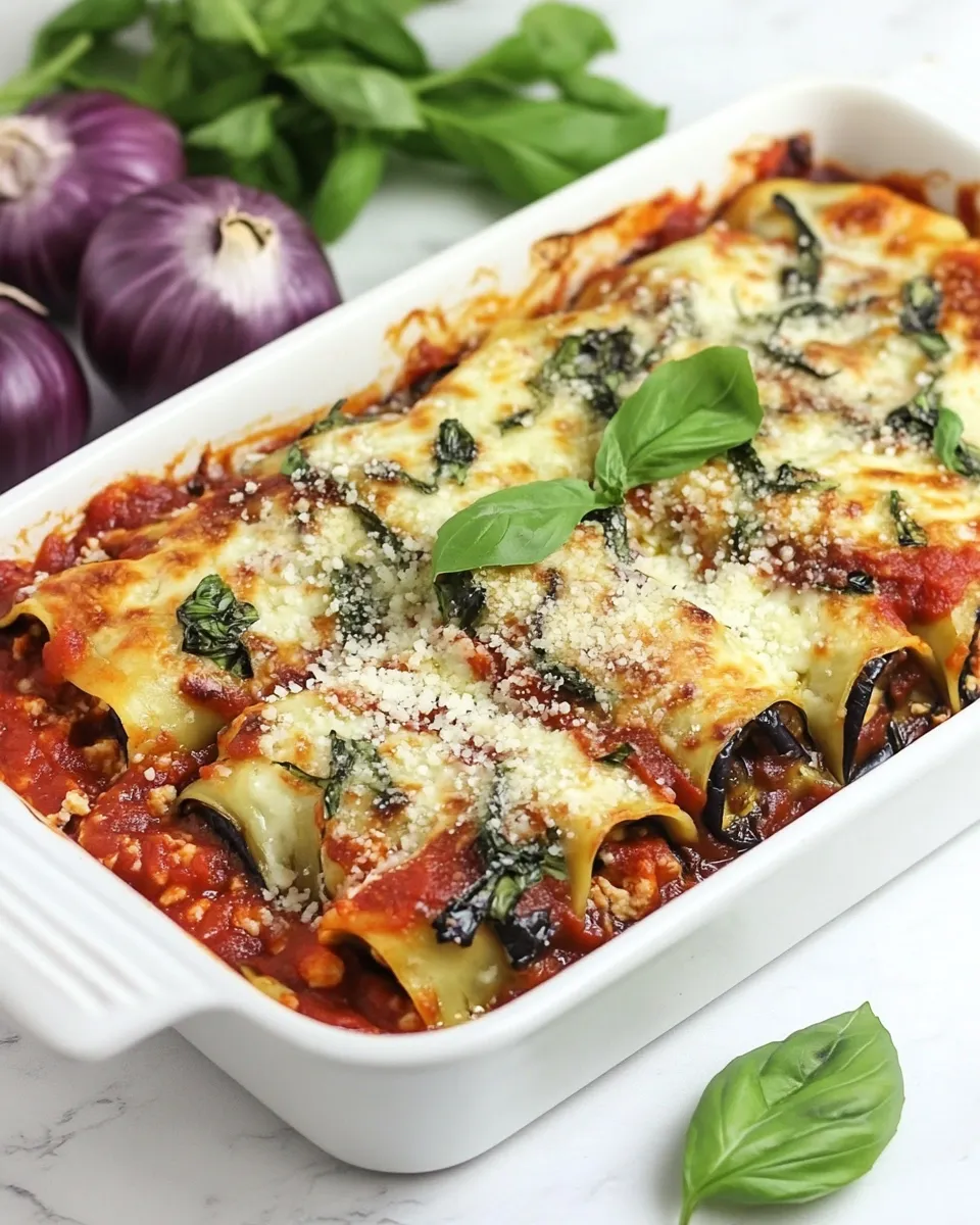Homemade Vegetarian Roasted Eggplant Cannelloni photo