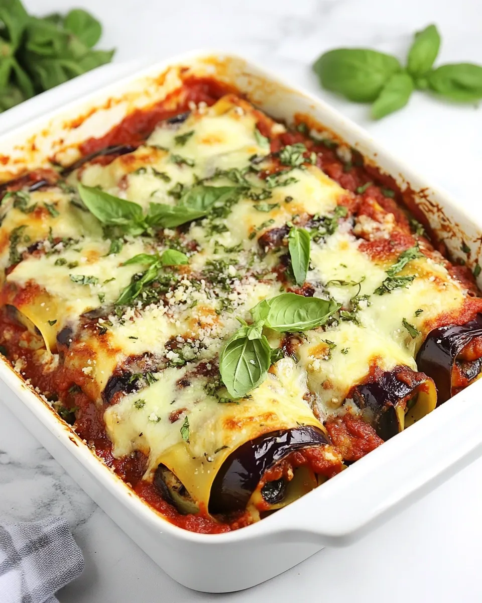 Easy Vegetarian Roasted Eggplant Cannelloni recipe photo