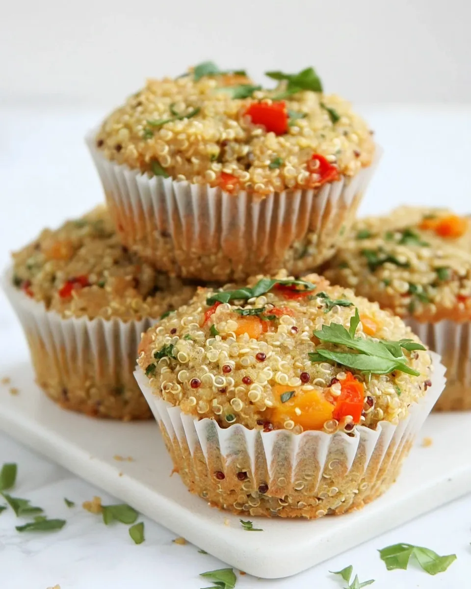 Easy Veggie Quinoa Muffins image