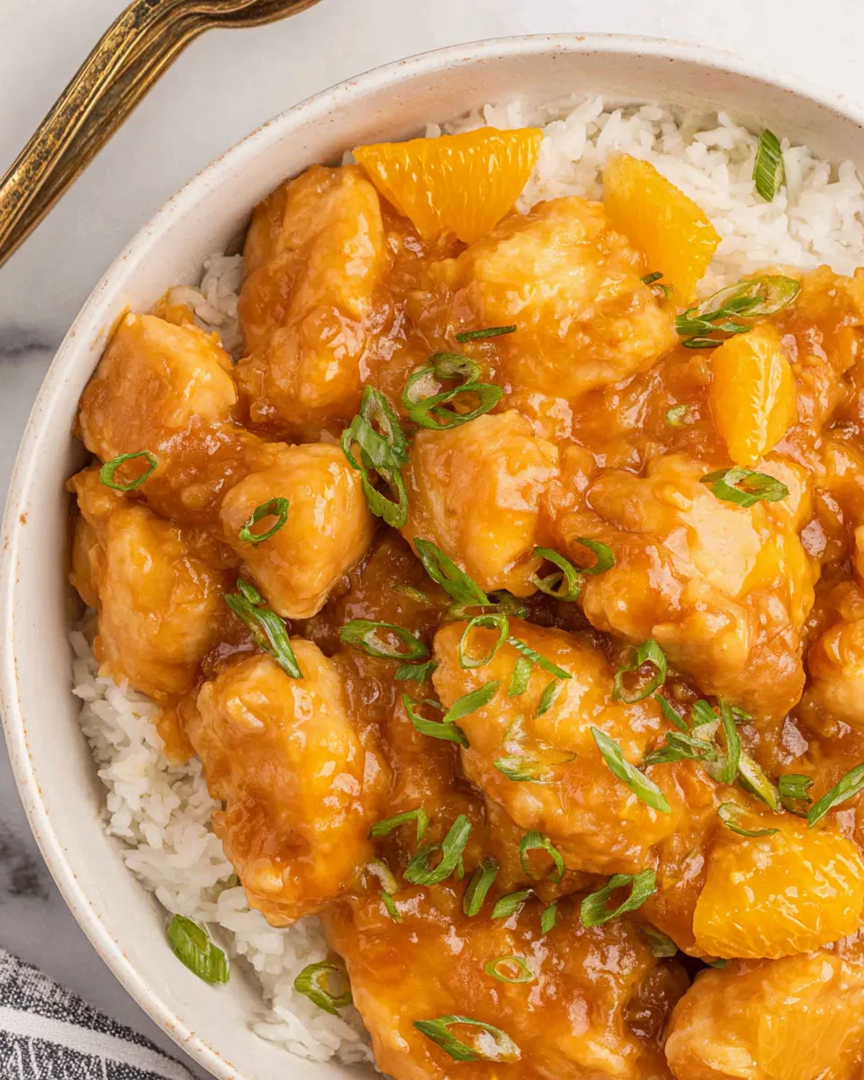 Classic Weight Watchers Asian Orange Chicken image