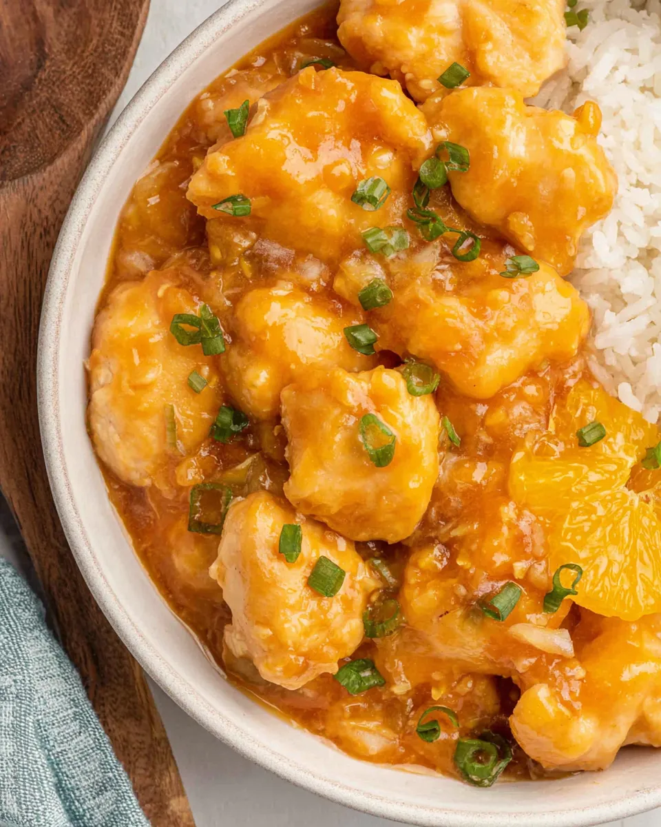 Easy Weight Watchers Asian Orange Chicken recipe photo