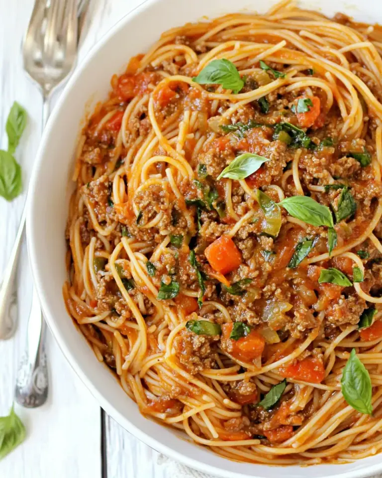 homemade Weight Watchers Spaghetti Bolognese photo
