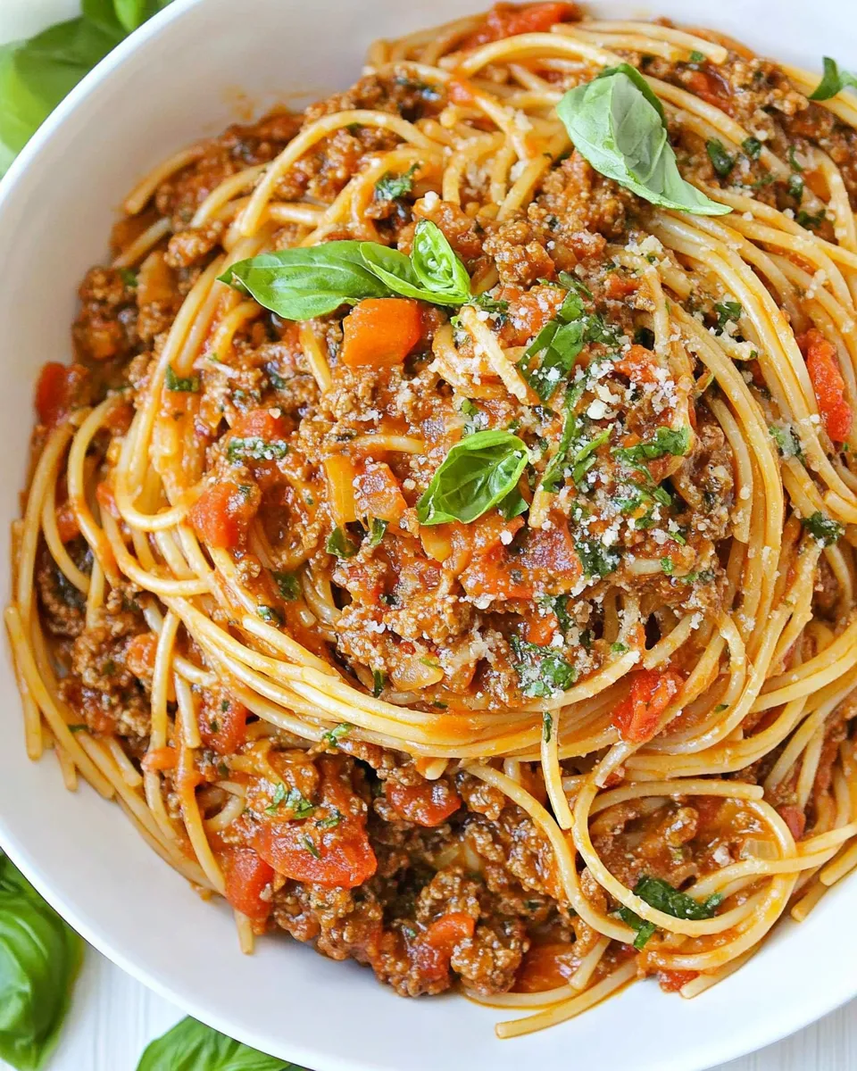 classic Weight Watchers Spaghetti Bolognese image