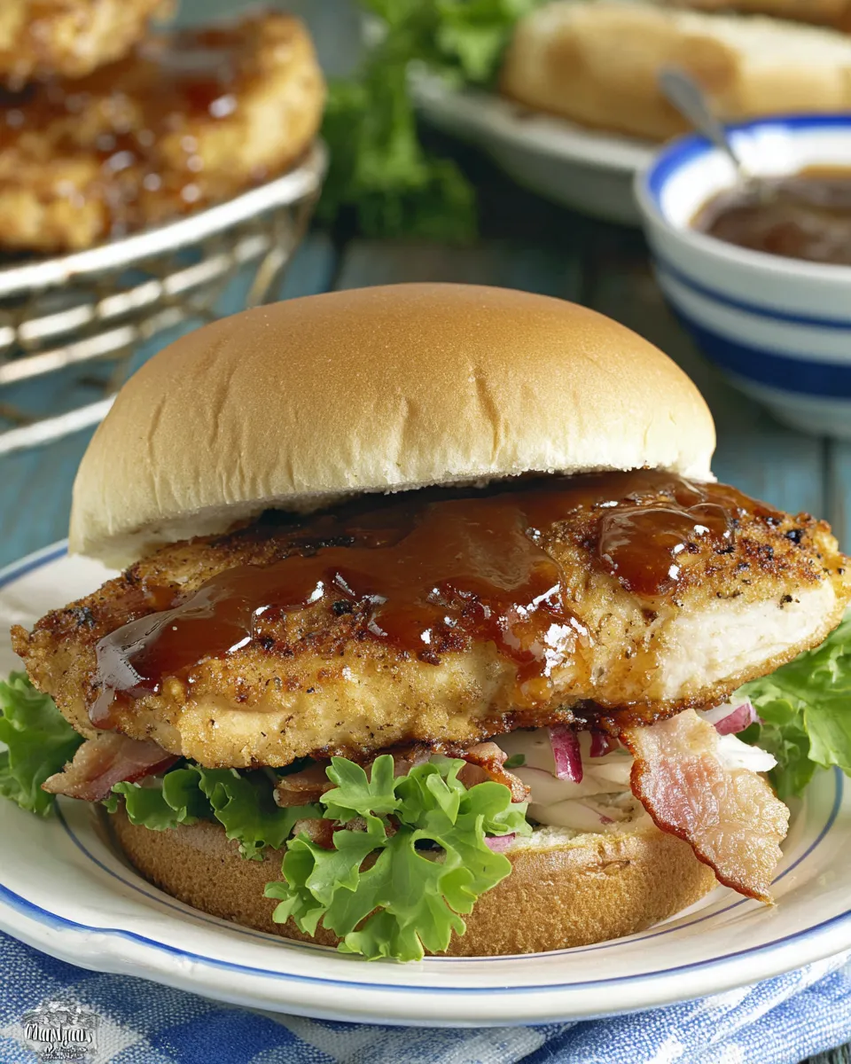 Easy Whataburger Honey BBQ Chicken Strip Sandwich: Easy Copycat Recipe recipe photo