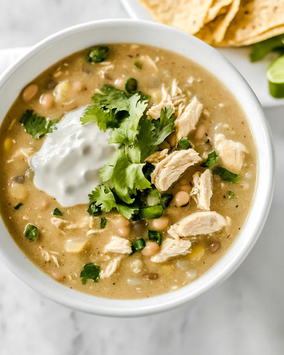 Classic White Bean Chicken Chili image
