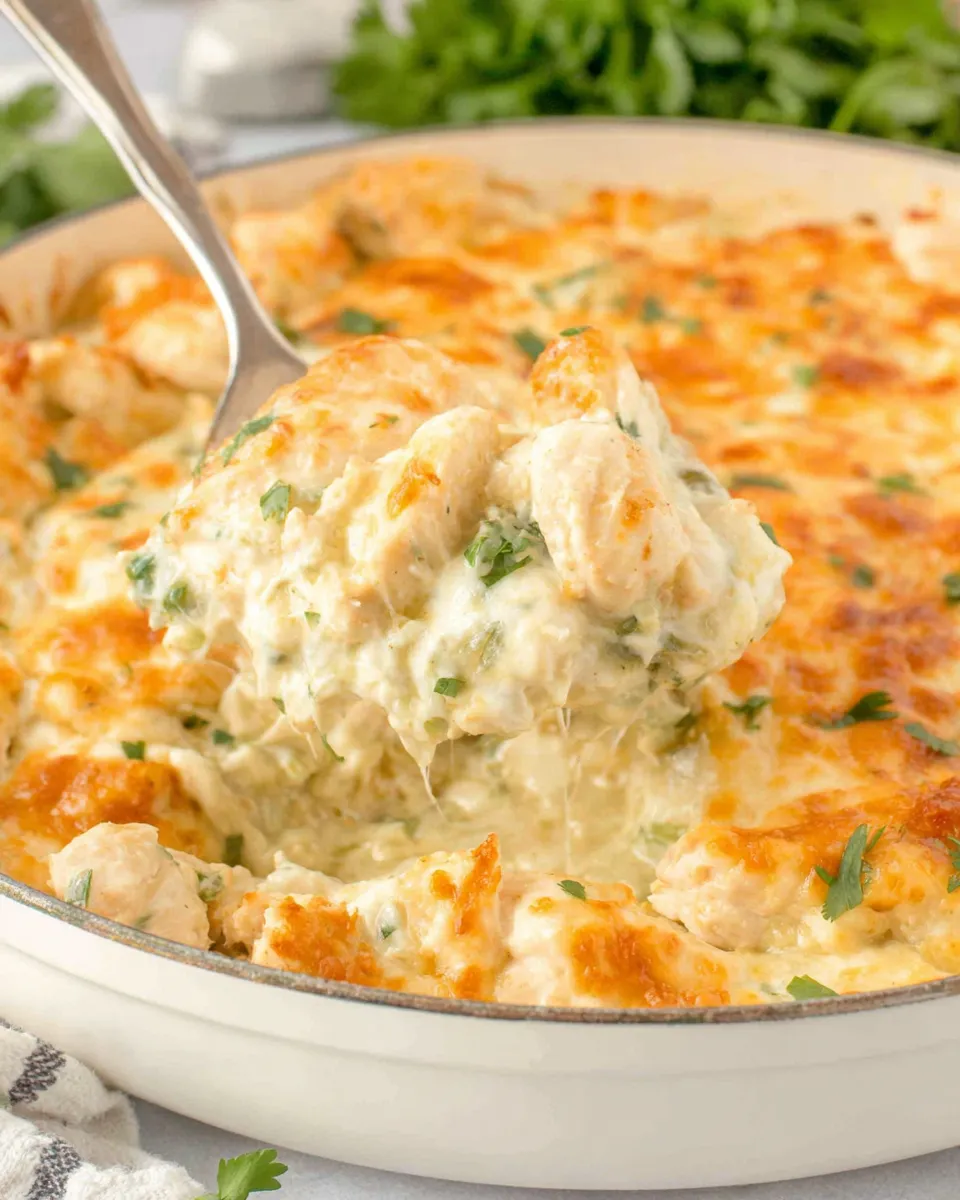 Delicious White Chicken Enchilada Skillet dish photo