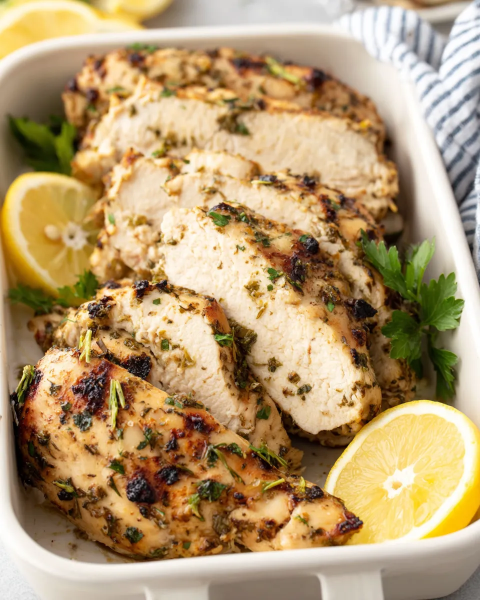 Easy Zesty Chicken Marinade food shot